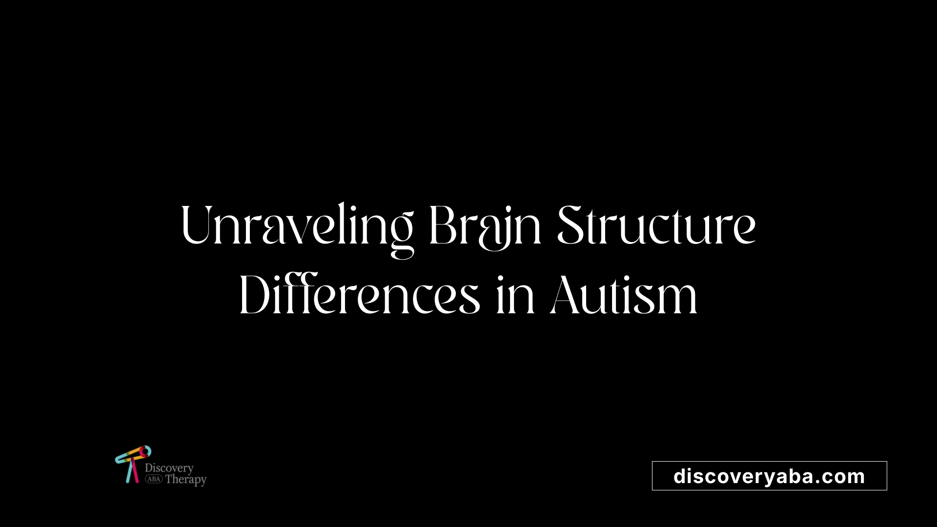 Unraveling Brain Structure Differences in Autism